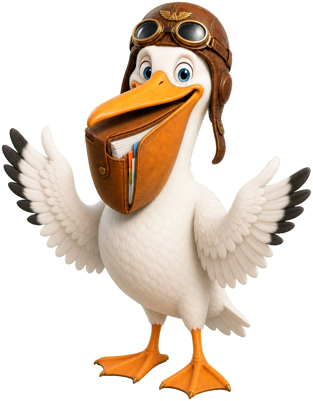 Logny — AMS pelican mascot