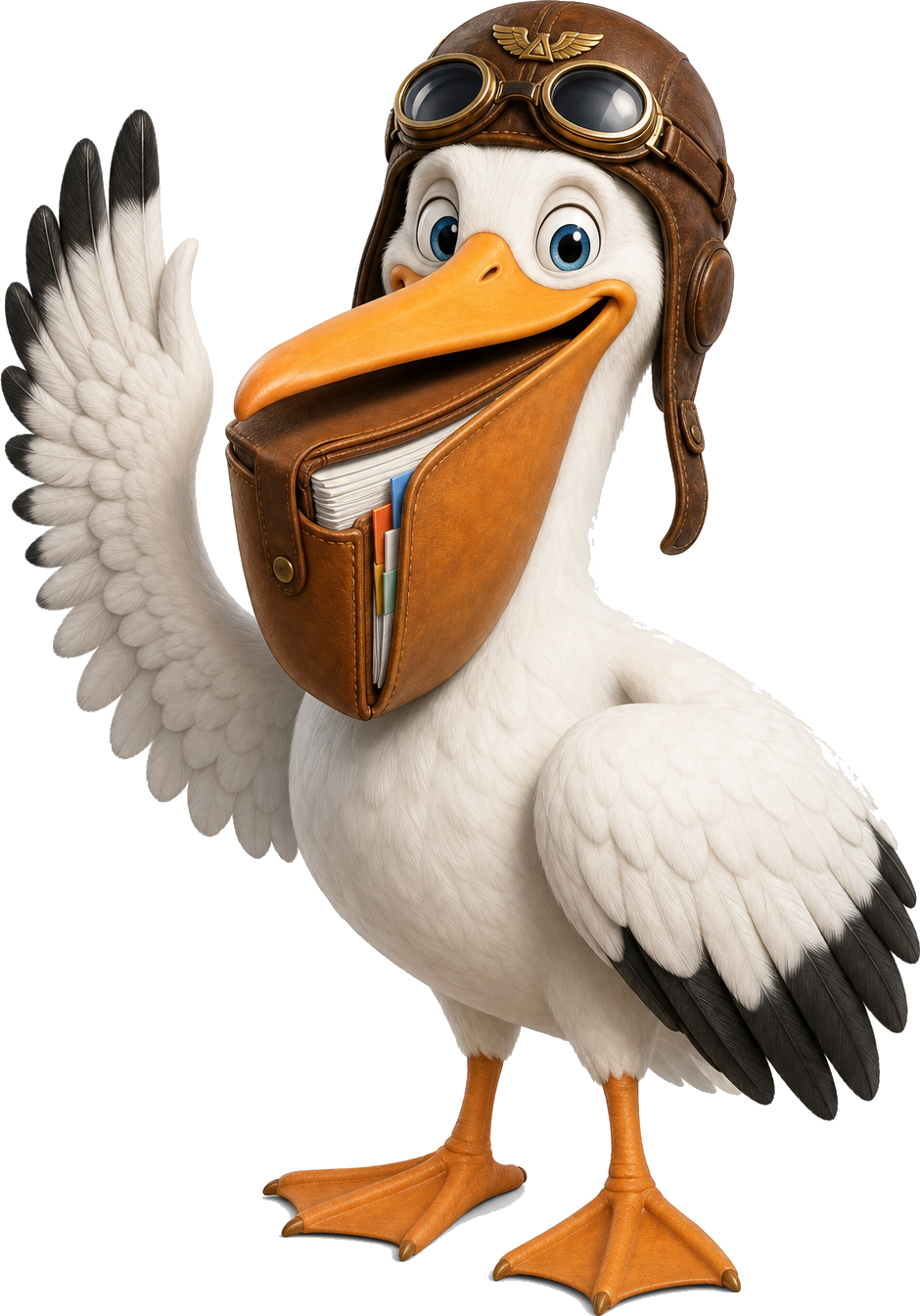 Logny — AMS pelican mascot